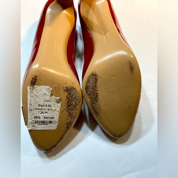 Authentic Salvatore Ferragamo Red Heels  Patent Bow Pump,
Red (Rosso) - Picture 9 of 9